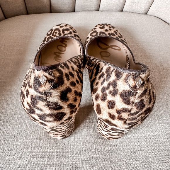 Sam Edelman Stillson Leopard Calf-Hair Pumps - SIZE 8 - Picture 7 of 12